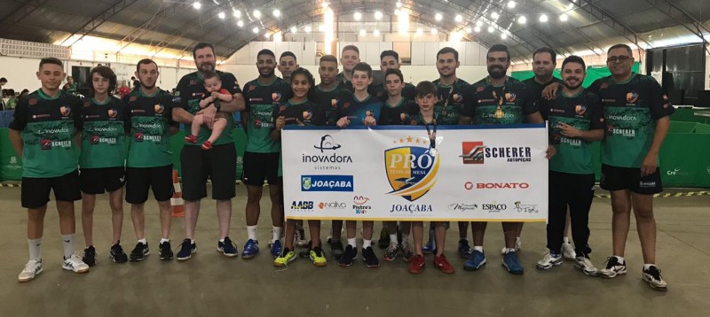 Equipe Pró Tênis de Mesa de Joaçaba na Copa das Federações em Pinhalzinho